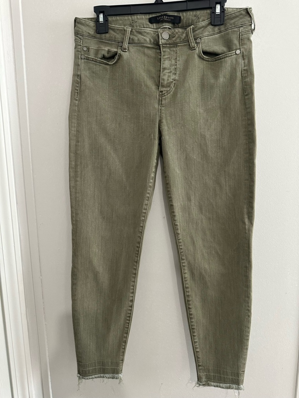 Liverpool Olive Skinny Jeans